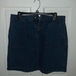 Denim Jean Skirt. size 10